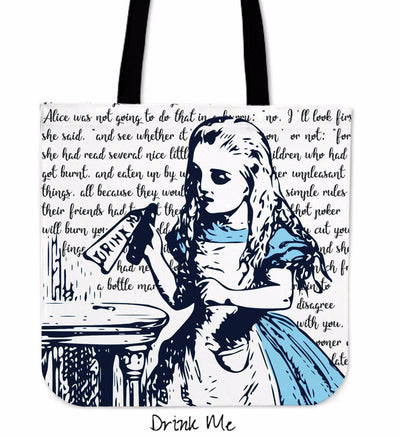 Alice in Wonderland Tote Bag - Literary Style [2017 Version